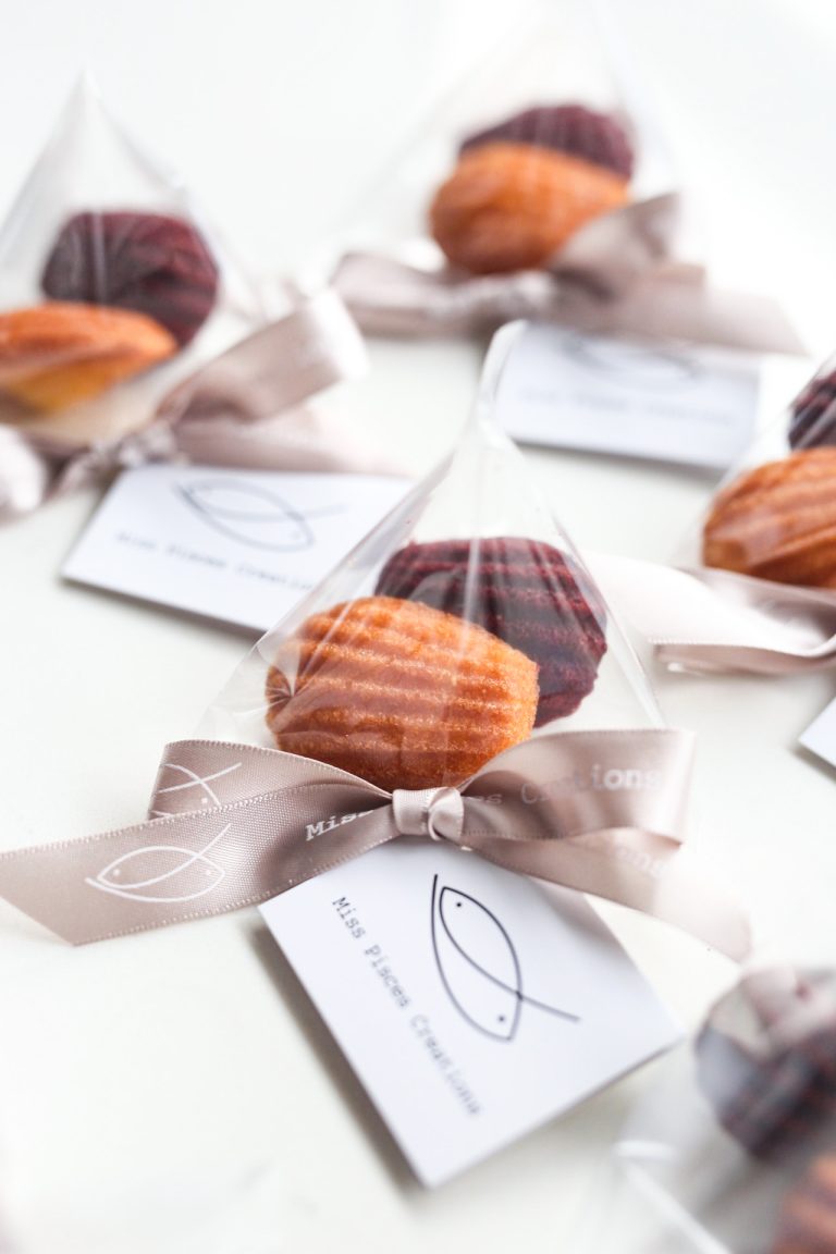 Red Velvet & Japanese Yuzu Mini Madeleines 紅絲絨及日本柚子迷你瑪德蓮(Min. 30 packs)