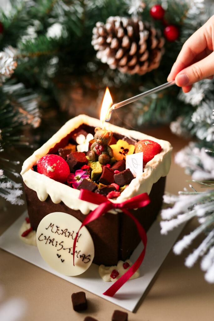 【𝐌𝐢𝐬𝐬 𝐏𝐢𝐬𝐜𝐞𝐬 𝐂𝐡𝐫𝐢𝐬𝐭𝐦𝐚𝐬 𝐒𝐩𝐞𝐜𝐢𝐚𝐥】Nama Dark Chocolate Raspberry Lava Cake 日式生朱古力覆盆子果醬流心蛋糕