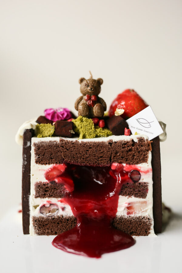 IMG_1549 【𝐌𝐢𝐬𝐬 𝐏𝐢𝐬𝐜𝐞𝐬 𝐂𝐡𝐫𝐢𝐬𝐭𝐦𝐚𝐬 𝐒𝐩𝐞𝐜𝐢𝐚𝐥】Nama Dark Chocolate Raspberry Lava Cake 日式生朱古力覆盆子果醬流心蛋糕
