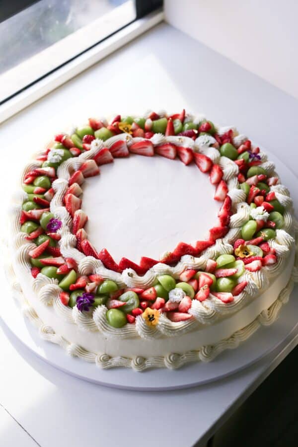 Fresh Fruit Table Cake 新鮮水果婚禮大蛋糕