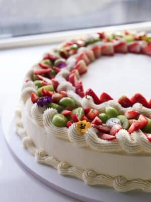 Fresh Fruit Table Cake 新鮮水果婚禮大蛋糕