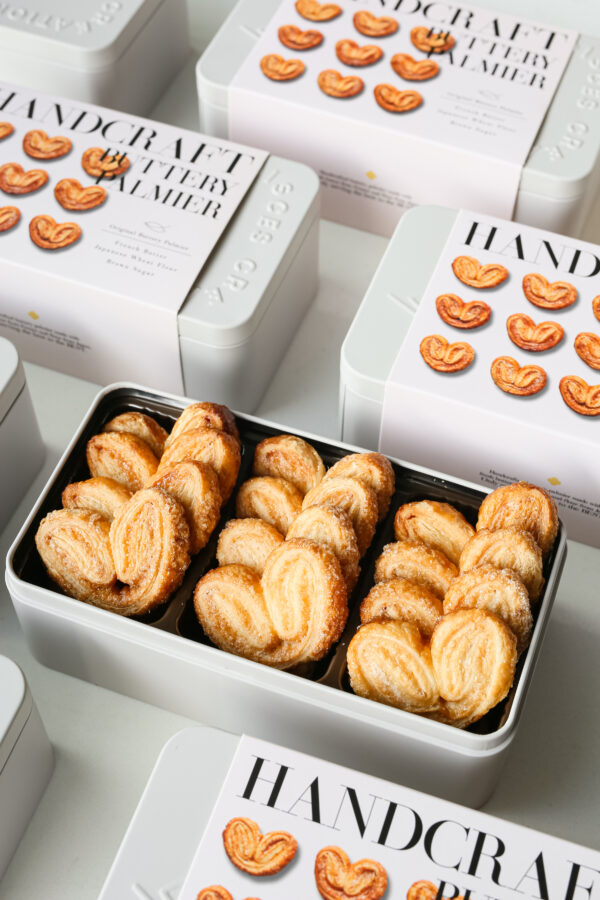 Handcraft Original Palmiers (12 pcs)  手工原味牛油蝴蝶酥（12塊）